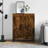 vidaXL Buffet chêne fumé 69,5x34x90 cm bois d'ingénierie