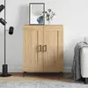 vidaXL Buffet chêne sonoma 69,5x34x90 cm bois d'ingénierie
