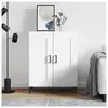 vidaXL Buffet blanc 69,5x34x90 cm bois d'ingénierie