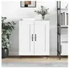 vidaXL Buffet blanc 69,5x34x90 cm bois d'ingénierie