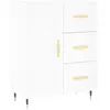 vidaXL Buffet blanc 69,5x34x90 cm bois d'ingénierie