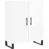 vidaXL Buffet Blanc brillant 69,5x34x90 cm Bois d'ingénierie