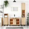 vidaXL Armoire salle de bain chêne sonoma 80x33x60cm bois d'ingénierie