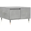 vidaXL Table basse gris béton 55x55x36,5 cm bois d'ingénierie
