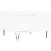 vidaXL Table basse blanc 55x55x36,5 cm bois d'ingénierie