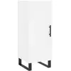 vidaXL Buffet blanc 34,5x34x90 cm bois d'ingénierie