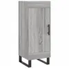 vidaXL Buffet Sonoma gris 34,5x34x90 cm Bois d'ingénierie