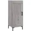 vidaXL Buffet Sonoma gris 34,5x34x90 cm Bois d'ingénierie