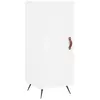 vidaXL Buffet blanc 34,5x34x90 cm bois d'ingénierie