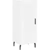 vidaXL Buffet blanc 34,5x34x90 cm bois d'ingénierie