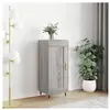 vidaXL Buffet Sonoma gris 34,5x34x90 cm Bois d'ingénierie