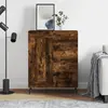 vidaXL Buffet chêne fumé 69,5x34x90 cm bois d'ingénierie