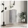 vidaXL Buffet Gris béton 34,5x34x90 cm Bois d'ingénierie