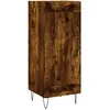vidaXL Buffet Chêne fumé 34,5x34x90 cm Bois d'ingénierie