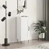 vidaXL Buffet blanc 34,5x34x90 cm bois d'ingénierie