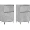 vidaXL Buffet gris béton 40x35x70 cm bois d'ingénierie