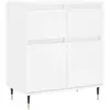 vidaXL Buffet Blanc 60x35x70 cm Bois d'ingénierie