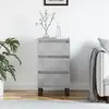 vidaXL Buffet gris béton 40x35x70 cm bois d'ingénierie