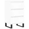 vidaXL Buffet blanc 40x35x70 cm bois d’ingénierie