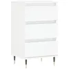 vidaXL Buffet blanc 40x35x70 cm bois d’ingénierie