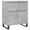 vidaXL Buffet Gris béton 60x35x70 cm Bois d'ingénierie