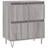 vidaXL Buffet Sonoma gris 60x35x70 cm Bois d'ingénierie