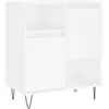 vidaXL Buffet Blanc 60x35x70 cm Bois d'ingénierie