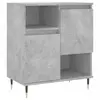 vidaXL Buffet Gris béton 60x35x70 cm Bois d'ingénierie