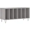 vidaXL Armoire à disques sonoma gris 100x38x48 cm bois d'ingénierie