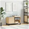 vidaXL Armoire à disques chêne sonoma 85x38x48 cm bois d'ingénierie