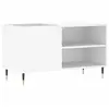 vidaXL Armoire à disques blanc 85x38x48 cm bois d'ingénierie