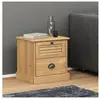 vidaXL Table de chevet VIGO 42x35x42 cm bois de pin massif