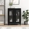vidaXL Buffet noir 69,5x34x90 cm bois d'ingénierie