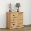 vidaXL Buffet avec tiroirs VIGO 78x40x75 cm bois massif de pin