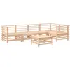 vidaXL Salon de jardin 6 pcs Bois de pin massif