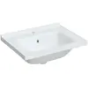 vidaXL Évier salle de bain blanc 61x48x19,5 cm rectangulaire céramique