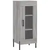 vidaXL Buffet Sonoma gris 34,5x34x90 cm Bois d'ingénierie