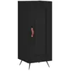 vidaXL Buffet Noir 34,5x34x90 cm Bois d'ingénierie