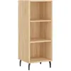 vidaXL Buffet chêne sonoma 34,5x32,5x90 cm bois d'ingénierie