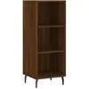 vidaXL Buffet chêne marron 34,5x32,5x90 cm bois d'ingénierie