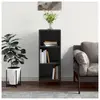 vidaXL Buffet noir 34,5x32,5x90 cm bois d'ingénierie