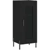 vidaXL Buffet Noir 34,5x34x90 cm Bois d'ingénierie