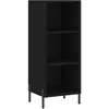 vidaXL Buffet noir 34,5x32,5x90 cm bois d'ingénierie