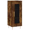 vidaXL Buffet Chêne fumé 34,5x34x90 cm Bois d'ingénierie