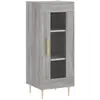 vidaXL Buffet Sonoma gris 34,5x34x90 cm Bois d'ingénierie