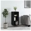 vidaXL Buffet noir 34,5x32,5x90 cm bois d'ingénierie