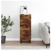vidaXL Buffet Chêne fumé 34,5x34x90 cm Bois d'ingénierie