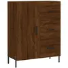 vidaXL Buffet chêne marron 69,5x34x90 cm bois d'ingénierie