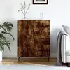 vidaXL Buffet chêne fumé 69,5x34x90 cm bois d'ingénierie