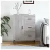 vidaXL Buffet sonoma gris 69,5x34x90 cm bois d'ingénierie